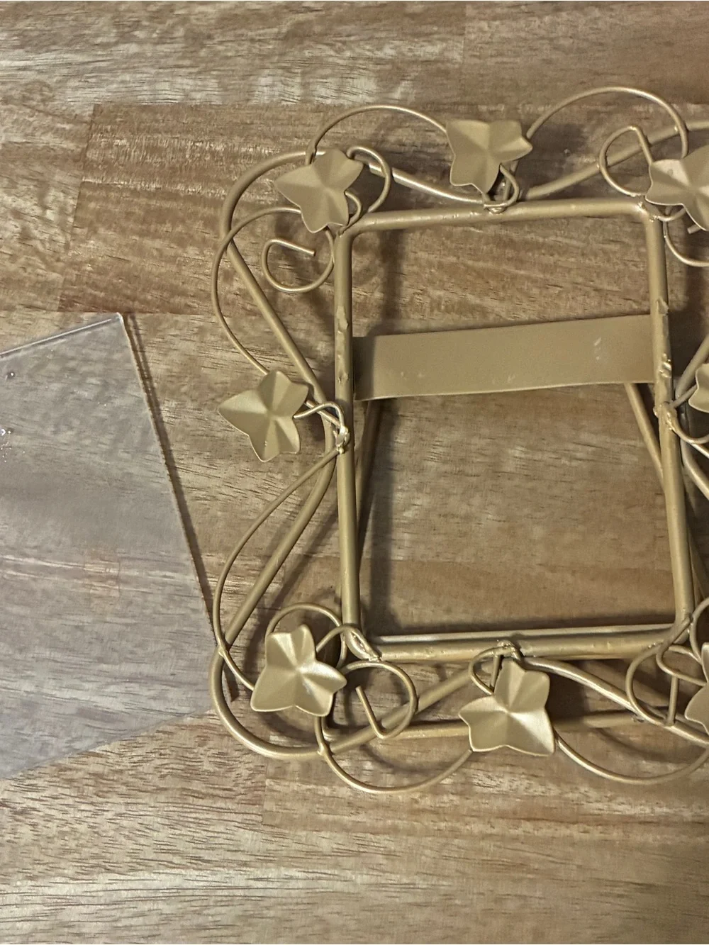 Gold Decorative Ivy Photo Frame - Home Accents 6.5”x8”